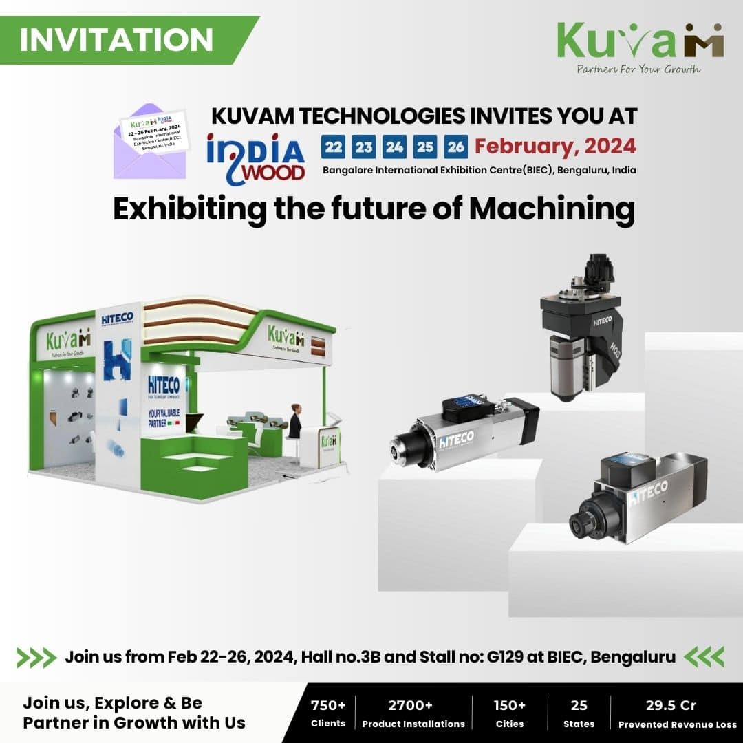 Exhibiting the Future of Machining with Kuvam Technologies in (BIEC), Bengaluru from 22 Feb to 26 Feb, 2024