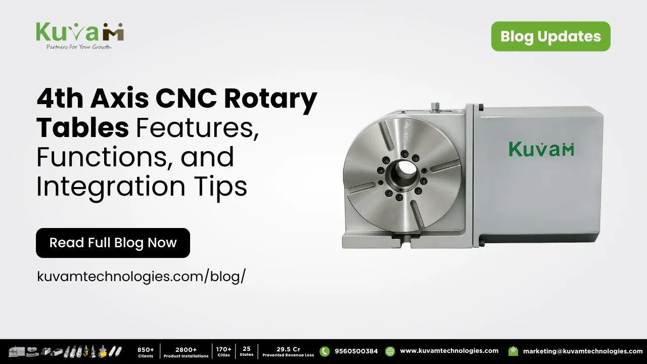 4th Axis CNC Rotary Tables – Features, Functions, and Integration Tips