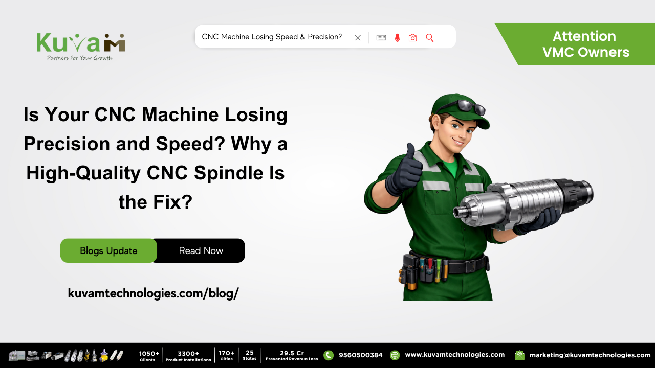 Is Your CNC Machine Losing Precision and Speed? Why a High-Quality Authentic CNC Spindle Is the Fix?