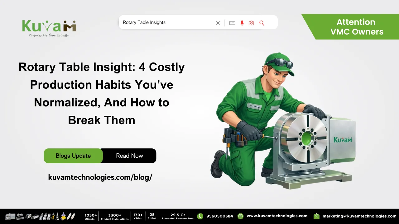 Rotary Table Insight: 4 Costly Production Habits You’ve Normalized, And How to Break Them
