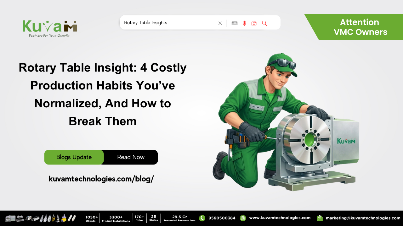 Rotary Table Insight: 4 Costly Production Habits You’ve Normalized, And How to Break Them