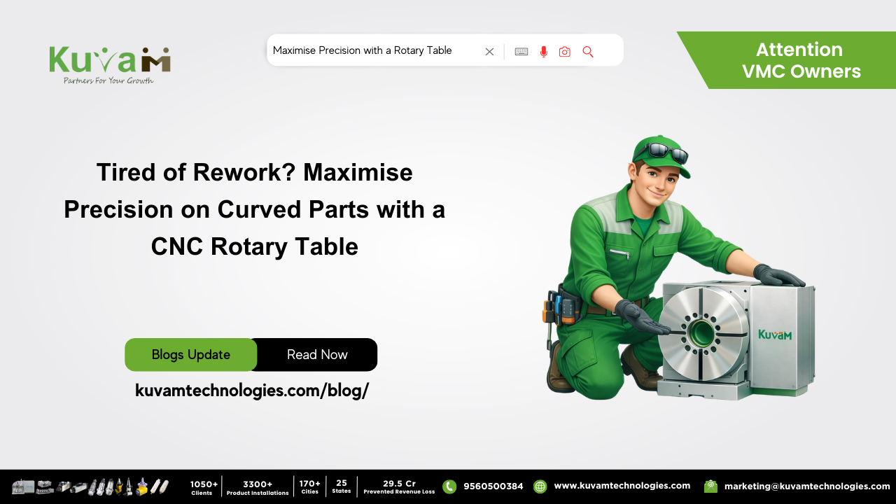 Tired of Rework? Maximise Precision on Curved Parts with a CNC Rotary Table