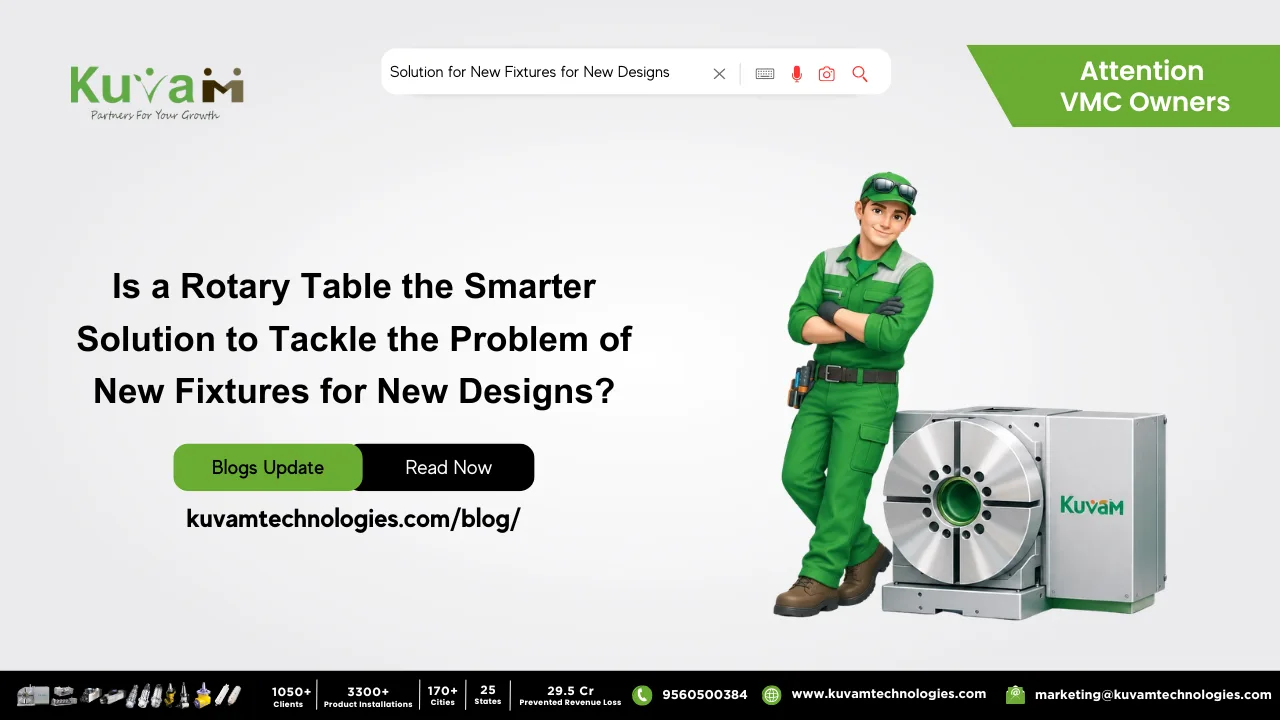 Is a Rotary Table the Smarter Solution to Tackle the Problem of New Fixtures for New Designs?