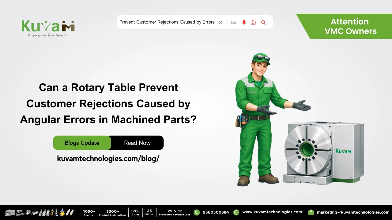 Can a Rotary Table Prevent Customer Rejections Caused by Angular Errors in Machined Parts?
