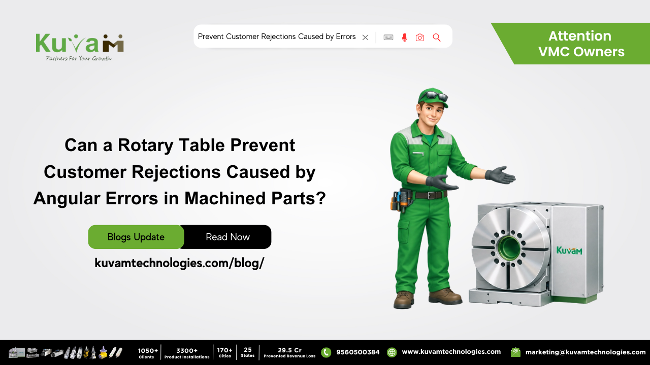Can a Rotary Table Prevent Customer Rejections Caused by Angular Errors in Machined Parts?