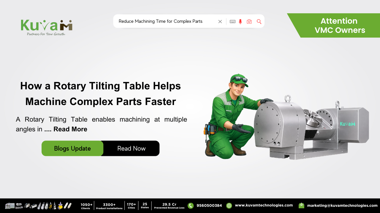 Can a Rotary Tilting Table Efficiently Reduce Machining Time for Complex Parts Requiring Multiple Angles?