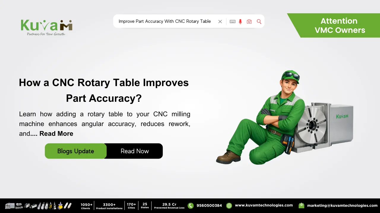 Could a Rotary Table for CNC Milling Be the Fix for Poor Part Accuracy on Angular Features that are Silently Costing You Customers?