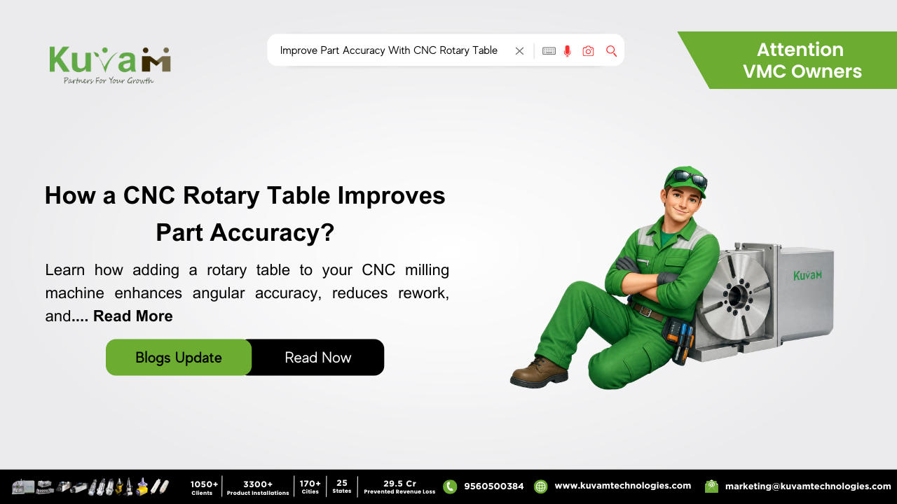 Could a Rotary Table for CNC Milling Be the Fix for Poor Part Accuracy on Angular Features that are Silently Costing You Customers?