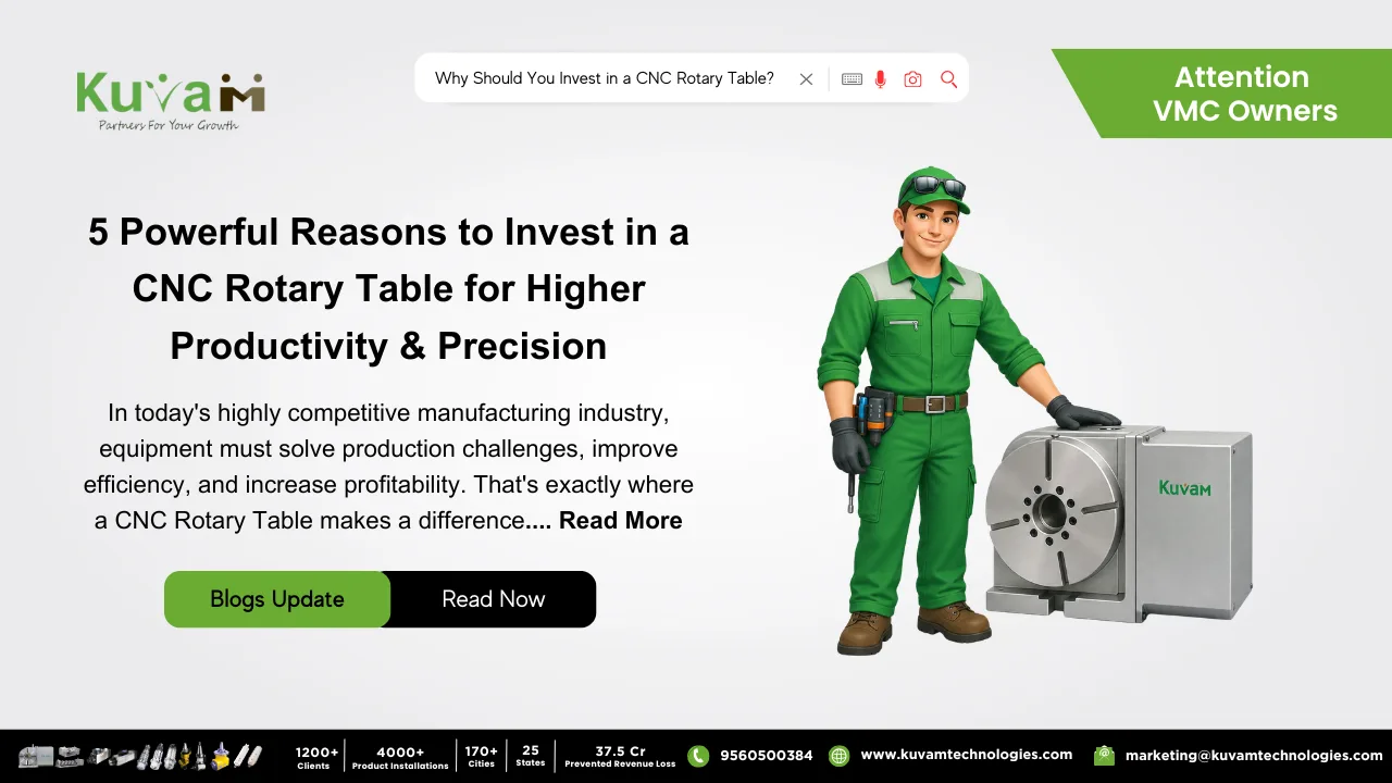 5 Reasons Why You Should Invest in a CNC Rotary Table