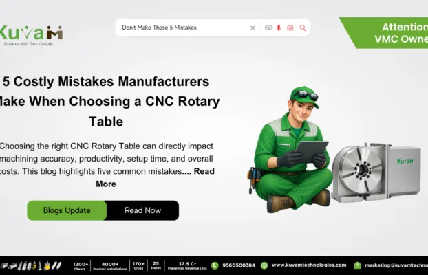 5 Mistakes Manufacturers Make When Choosing a CNC Rotary Table