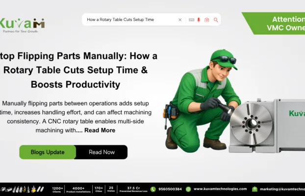 Why Manually Flipping Parts Is Costly And How a Rotary Table Fixes It
