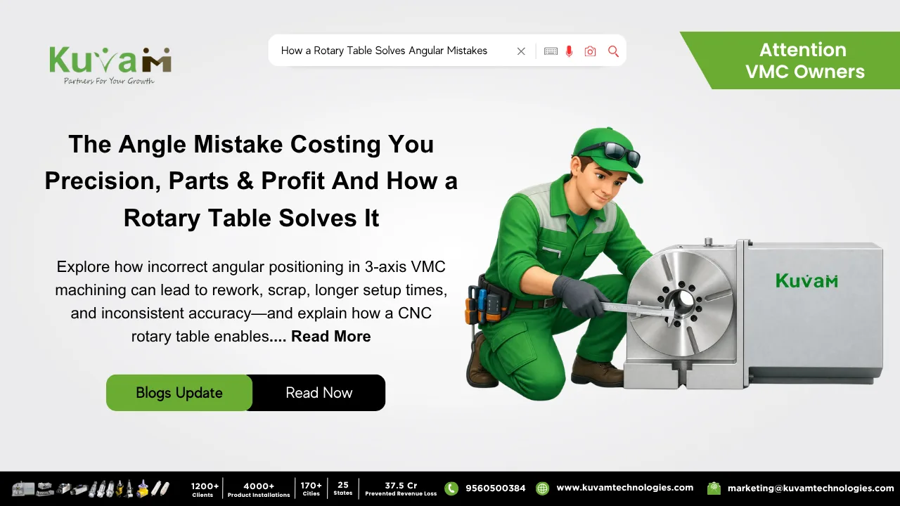 How a Rotary Table Fixes Angle Mistakes That Are Costing You Parts