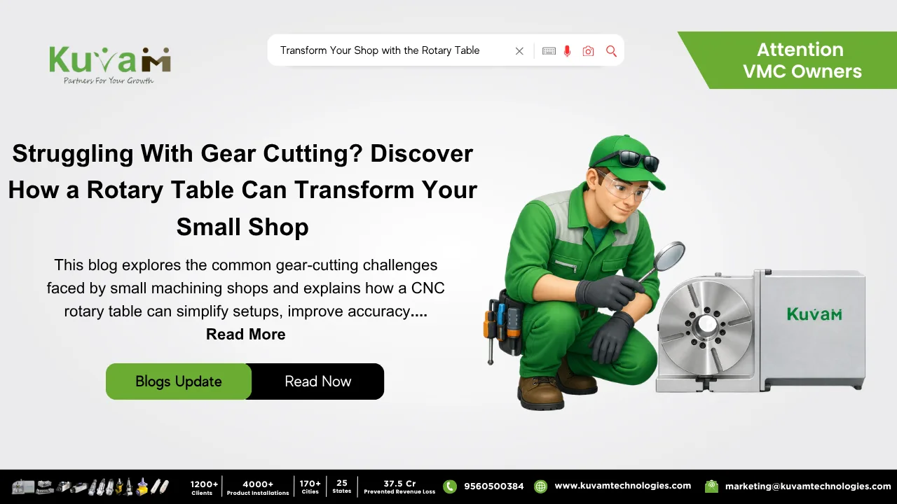 The Gear-Cutting Problem Small Shops Keep Facing and How a Rotary Table Solves It