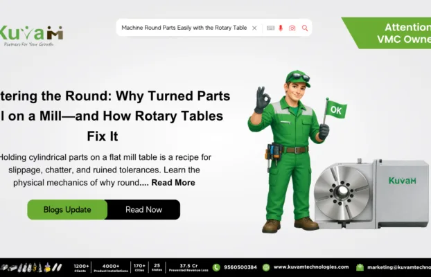 Why the Rotary Table is the Best Solution for Holding Round Parts on a Mill