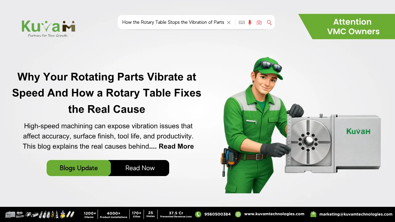 Why Your Rotating Parts Vibrate at Speed And How a Rotary Table Fixes the Real Cause