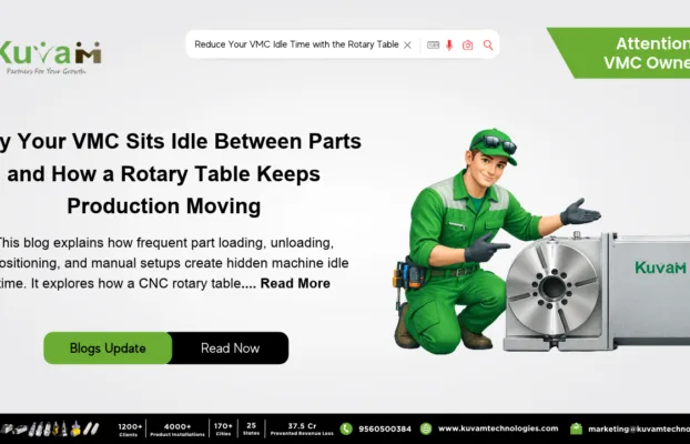 How a Rotary Table Prevents Your Machine from Sitting Idle Between Small Parts