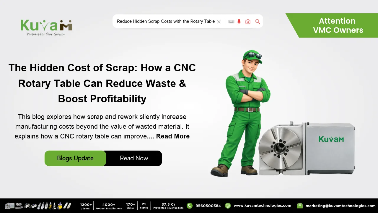 How a Rotary Table Cuts Down Scrap Costs and Boosts Profitability