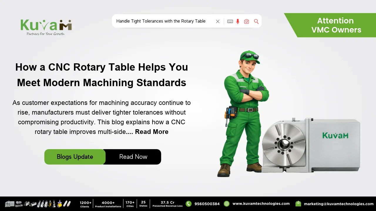 How a Rotary Table Helps You Keep Up with the Tight Tolerances that Customers Want