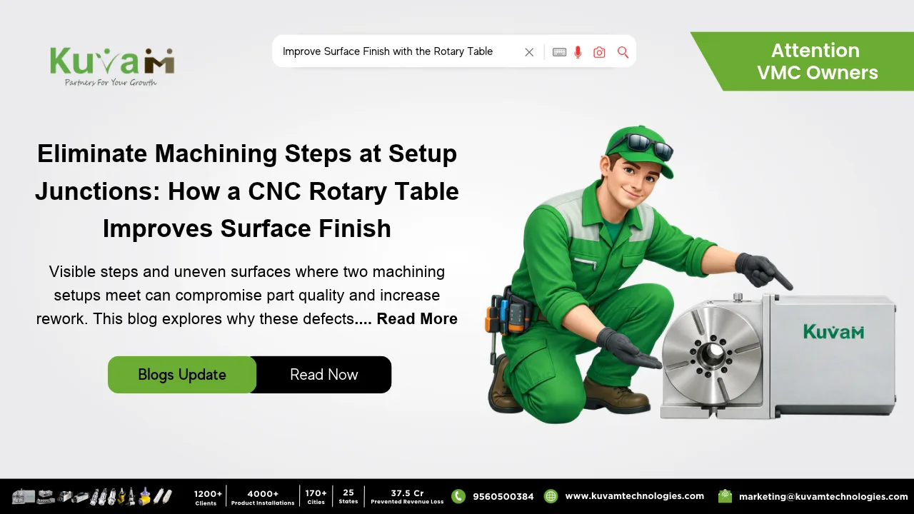How a CNC Rotary Table Improves Surface Finish & Eliminates Machining Steps at Setup Junctions