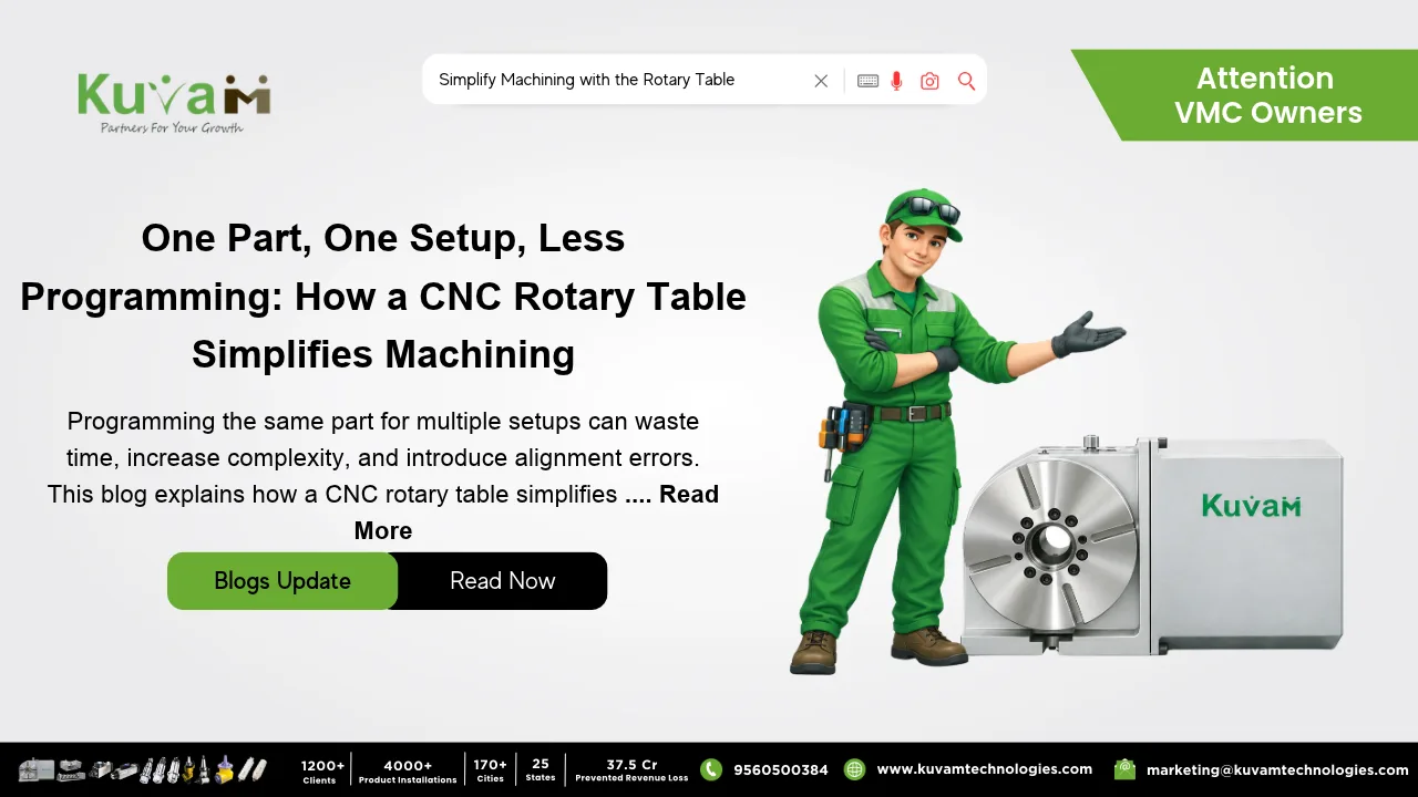 How a Rotary Table Can Cut Down 3 Programs to 1 for One Part